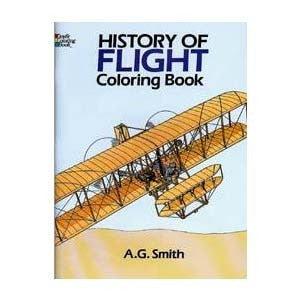 History of Flight Coloring Book