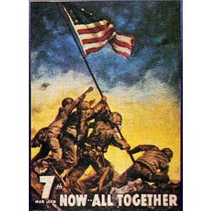 Iwo Jima Marine Corps Flag Raising Poster – Air Force Museum Store
