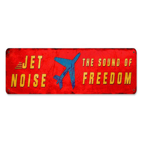 Jet Noise Tin Sign