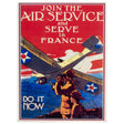 Join the Air Service Vintage WWI Reproduction Poster