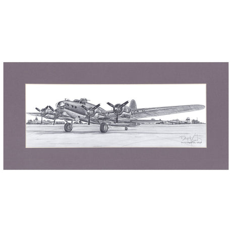 Kinsley B-17G 6x12 Matted Print