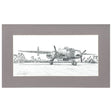 Kinsley B-25J 10x19 Matted Print