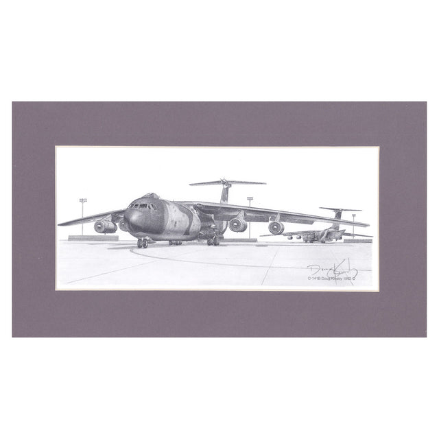 Kinsley C-141B 6x10 Matted Print