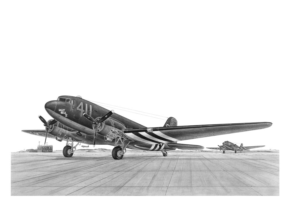 Kinsley C-47 10x19 Matted Print