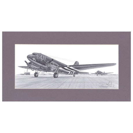 Kinsley C-47A 6x12 Matted Print