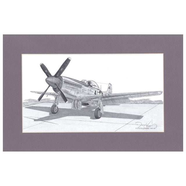 Kinsley P-51D 12x19 Matted Print