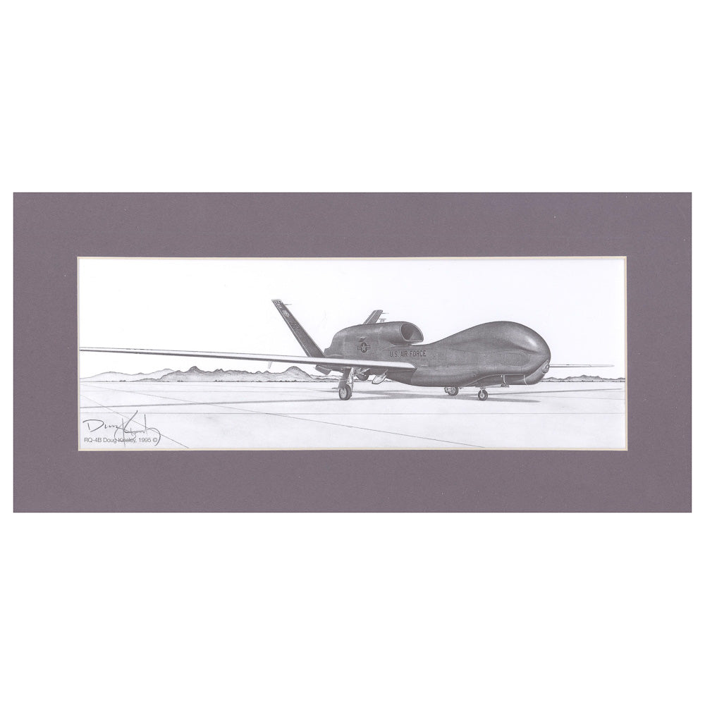 Kinsley RQ-4B Medium Matted Print