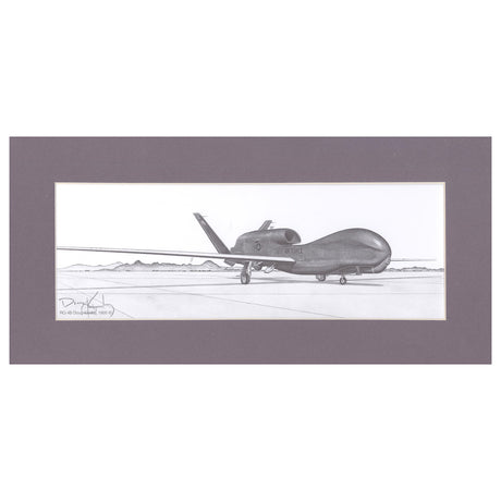 Kinsley RQ-4B Medium Matted Print