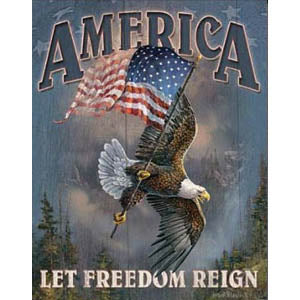 Let Freedom Reign Sign