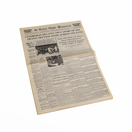 Lindbergh Relates Own Story Vintage Reproduction