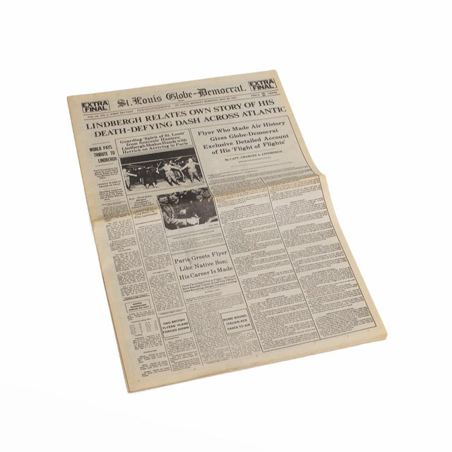Lindbergh Relates Own Story Vintage Reproduction