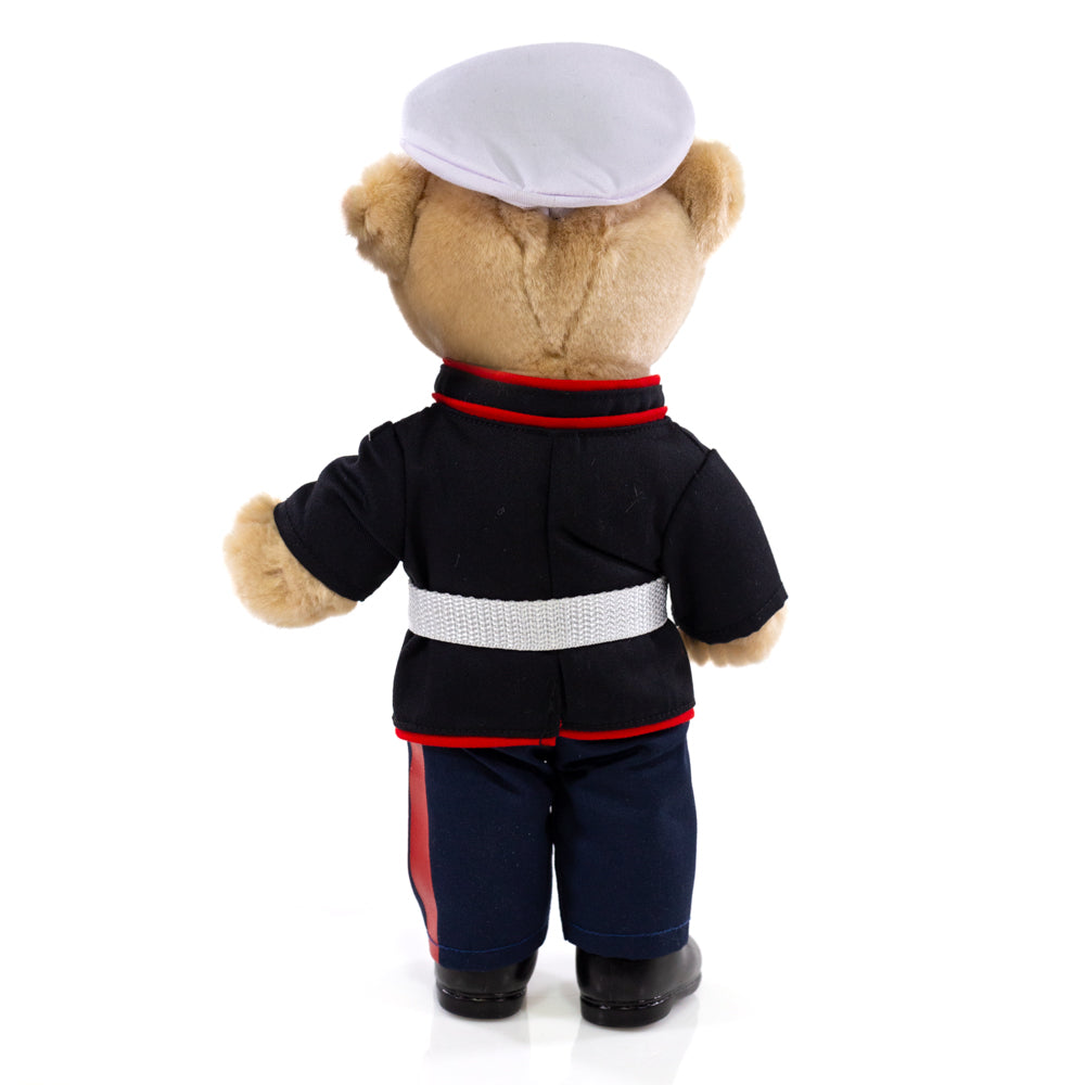 Marine Corps Dress Blue Bear