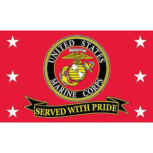 Marine Served Flag