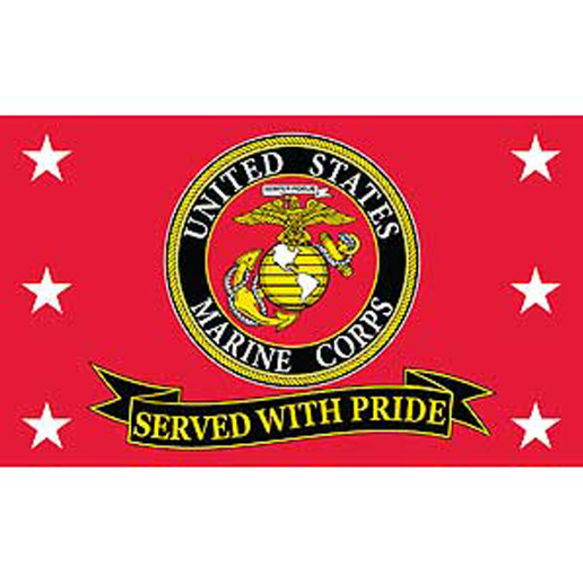 Marine Served Flag