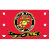 Marine Served Flag