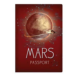 Mars Passport Notebook