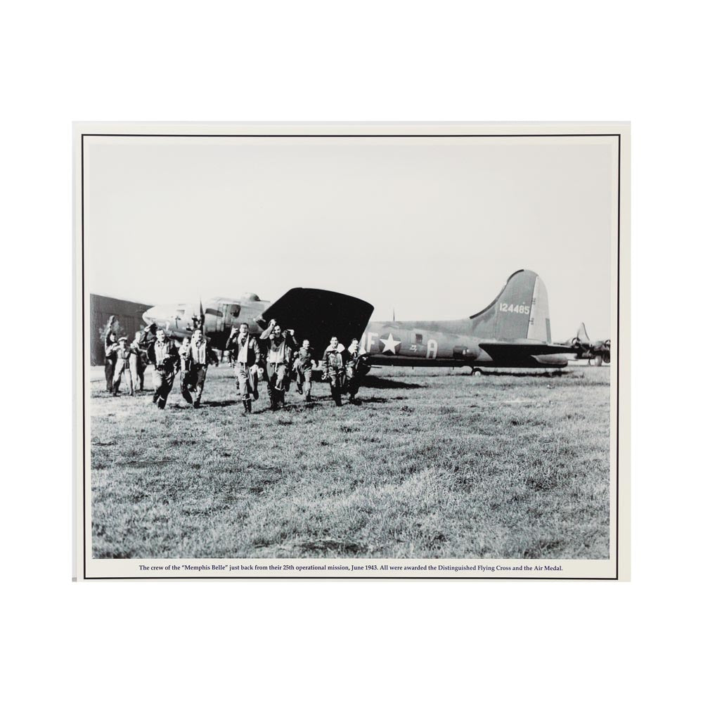 Memphis Belle Crew Back From 25th Mission Vintage Reproduction