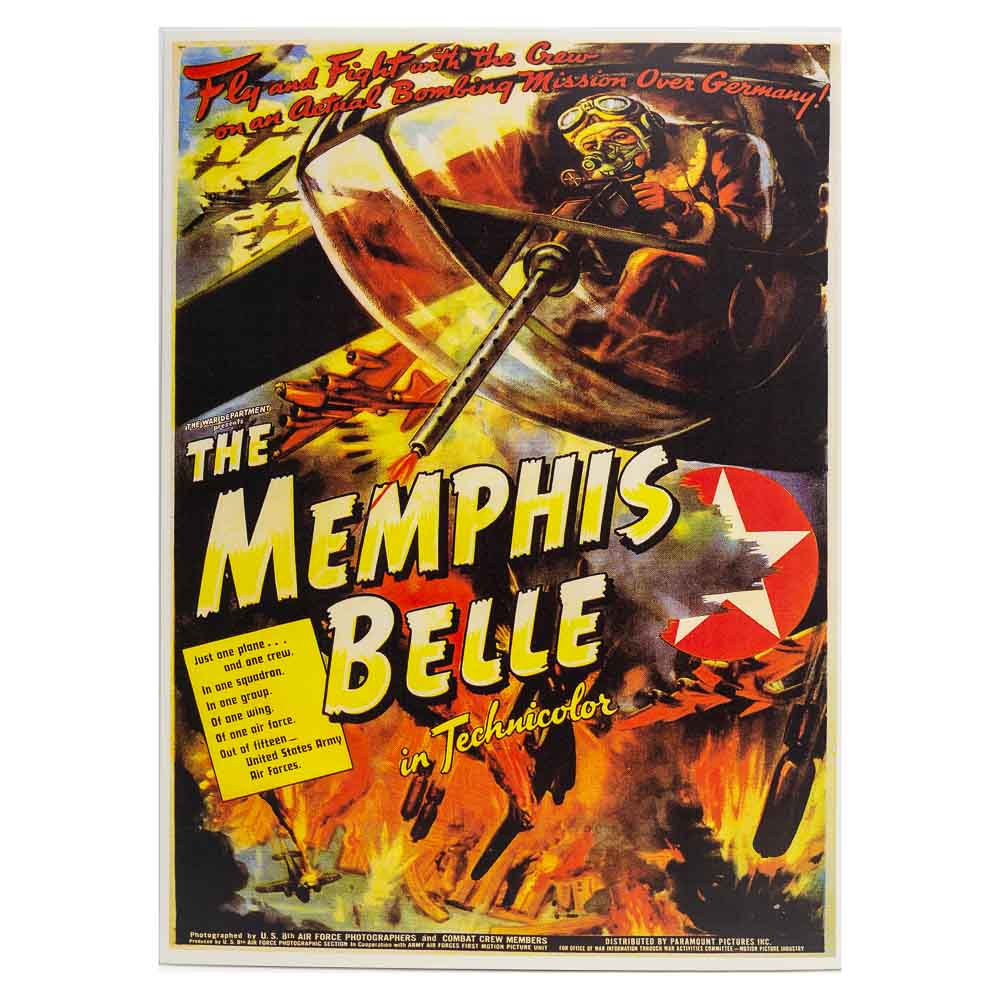 ⭐️ The MEMPHIS BELLEヴィンテージポスター⭐️ Memphis Belle Movie Reproduction Poster 11x15 – Air Force Museum Store