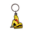 Miss Thunder Cloisonne Keychain