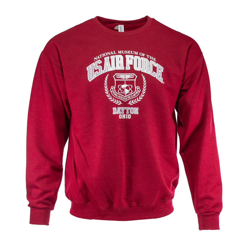 Red Museum Crest Sweatshirt – Air Force Museum Store