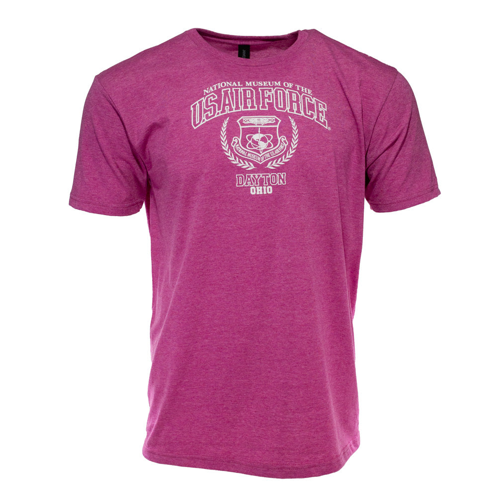 Museum Crest T-Shirt - BERRY