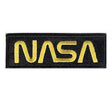 NASA Worm Patch Black