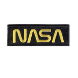 NASA Worm Patch Black