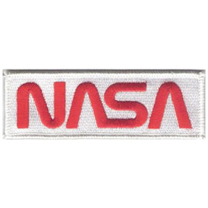 NASA Worm Patch Red