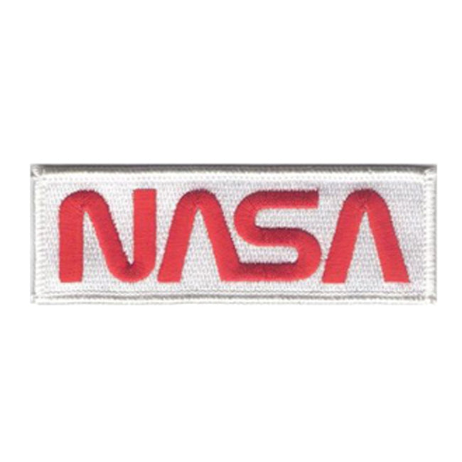 NASA Worm Patch Red