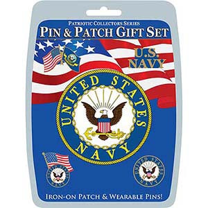 Navy Pin & Patch Set