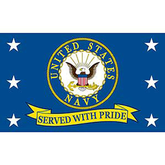 Navy Served Flag