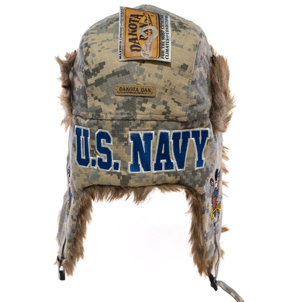 Navy Trapper Cap