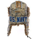 Navy Trapper Cap