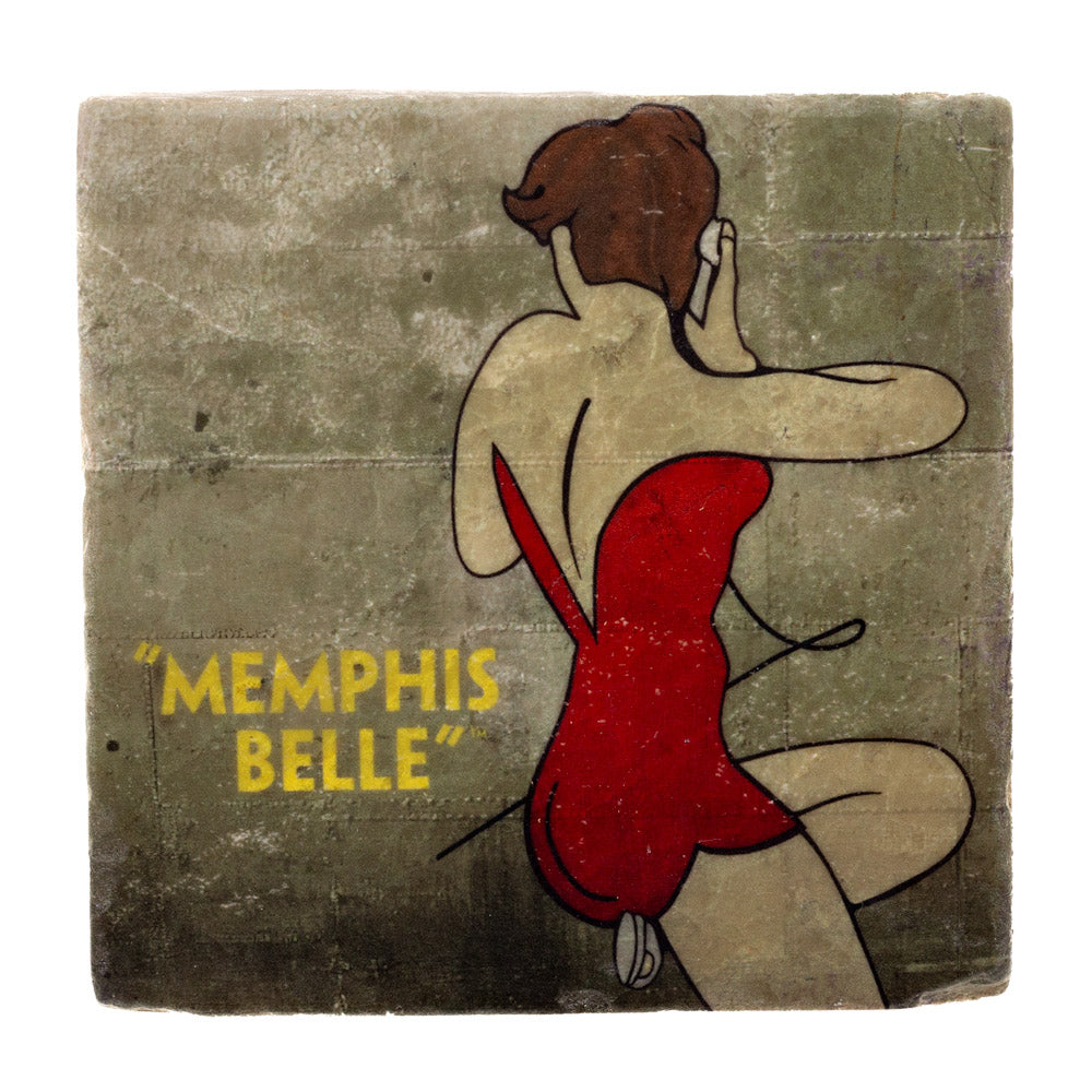 Nose Art Coasters - MB RED