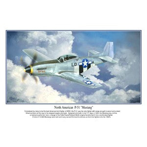 P-51 Mustang Print