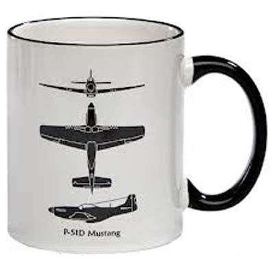 P-51D Spotter Mug