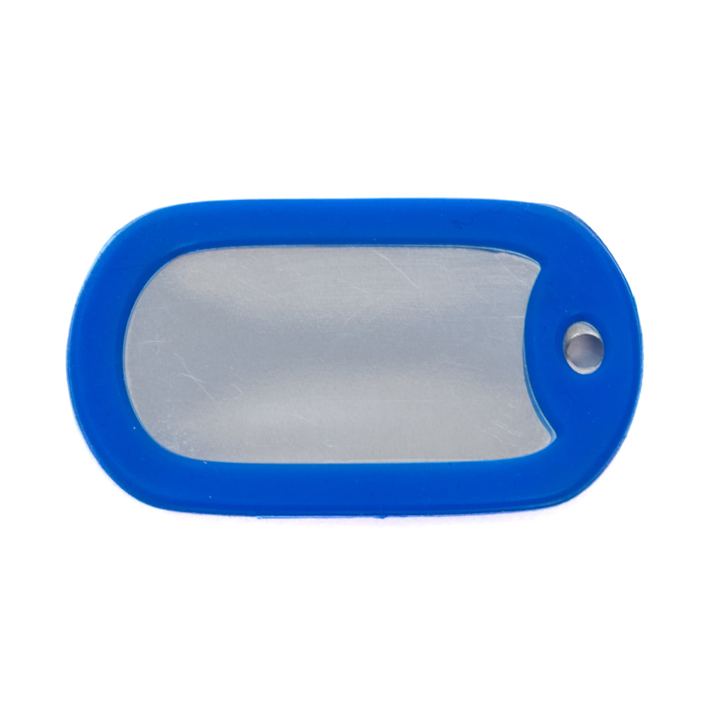 Personalized Dog Tag Set - Blue