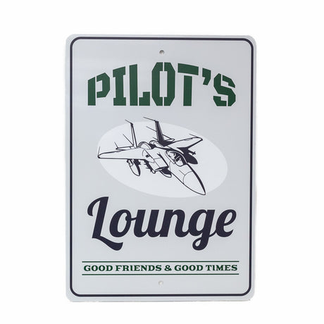 Pilot's Lounge Sign