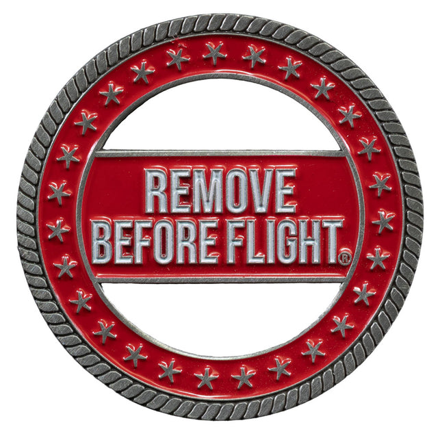Remove Before Flight Coin