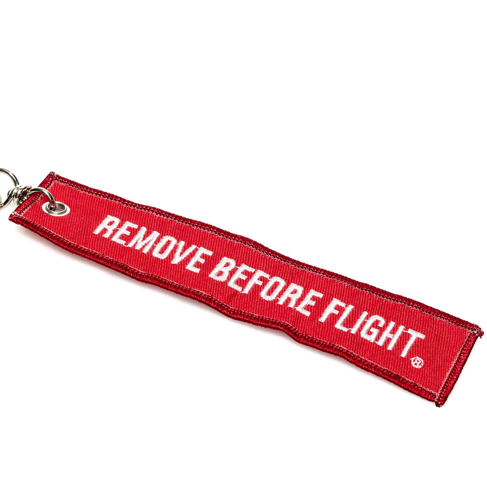 Remove Before Flight Keychain