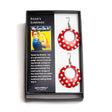 Rosie the Riveter Hoop Earrings