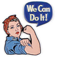 Rosie the Riveter Pin Set