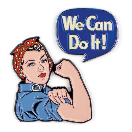 Rosie the Riveter Pin Set