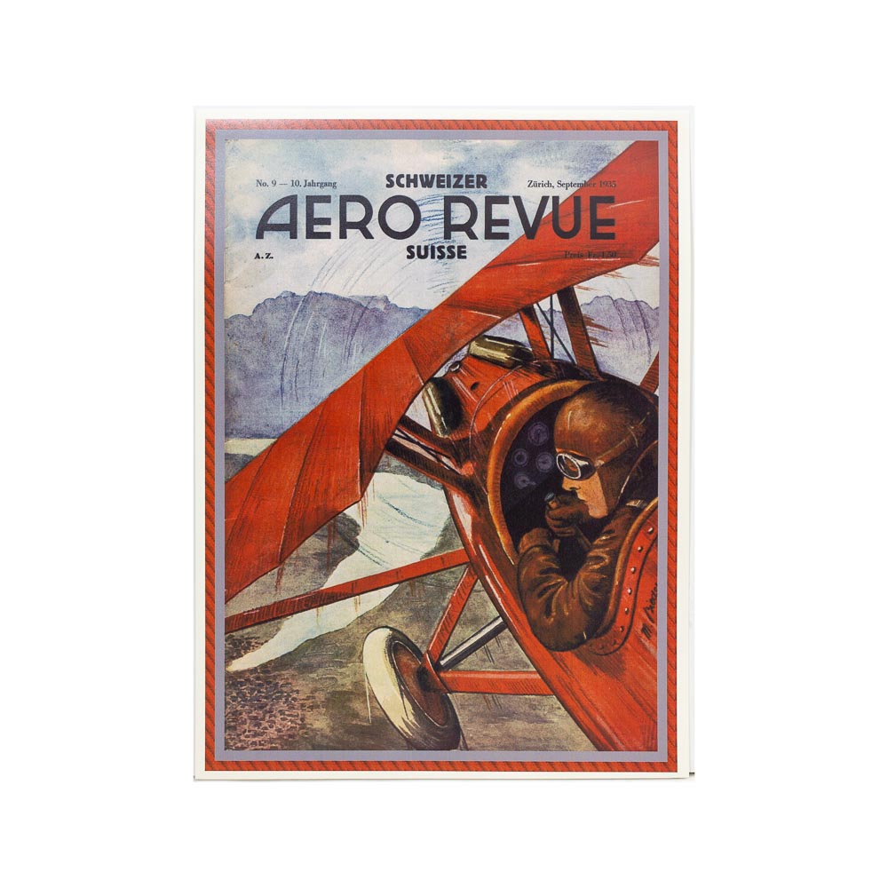 Schweizer Aero Revue Suisse Vintage Reproduction Poster