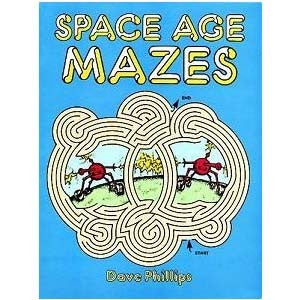 Space Age Mazes Children's Book