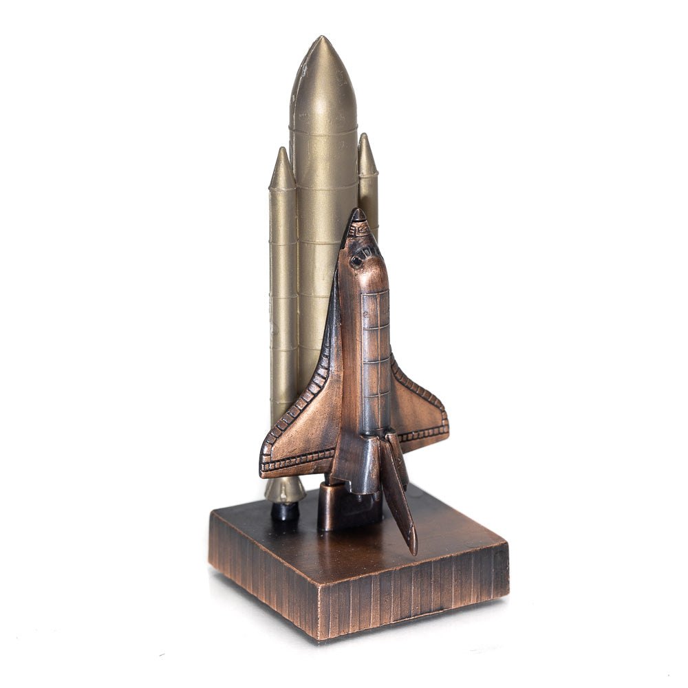 Vtg Space Z Tin Wind Up Toy w Box Space Patrol Rocket