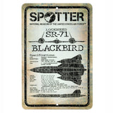 Spotter Tin Signs - SR-71