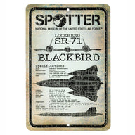 Spotter Tin Signs - SR-71