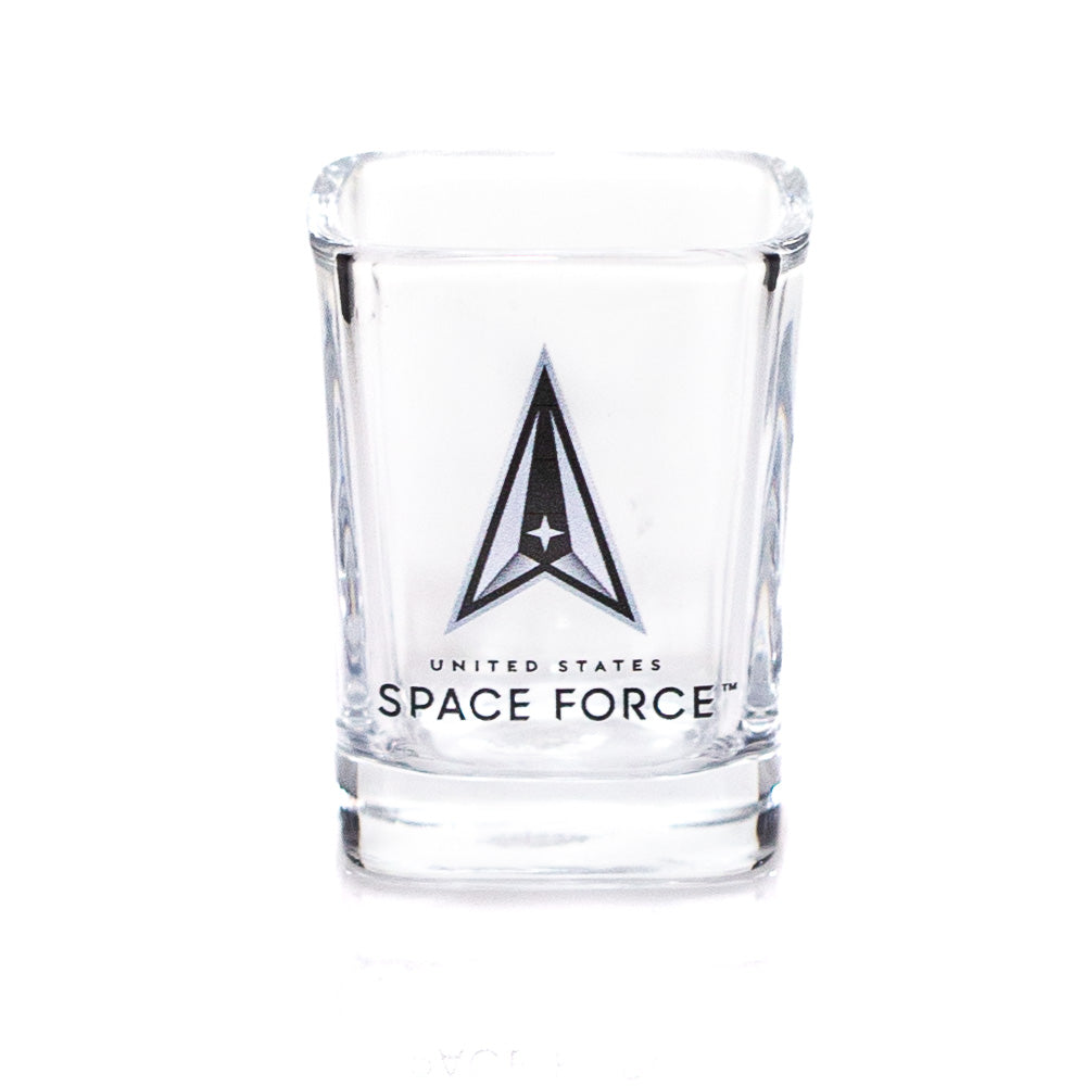 Square Space Force Shot Glass