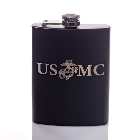 Stainless Marine Corps Flask